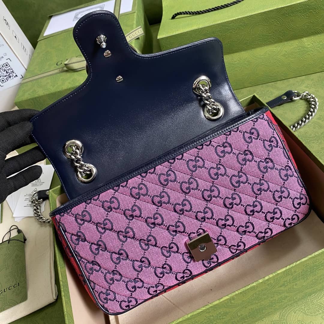 Gucci Marmont GG Small matelassé Shoulder Bag Replica 443497