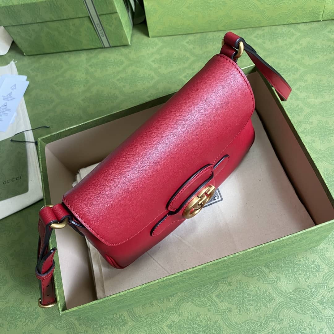 Gucci Double G Messenger Shoulder Bag Replica 648934