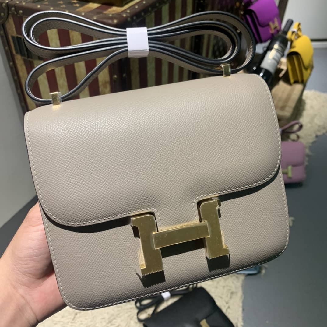Hermes Replica Constance Bag 18CM Epsom Leather