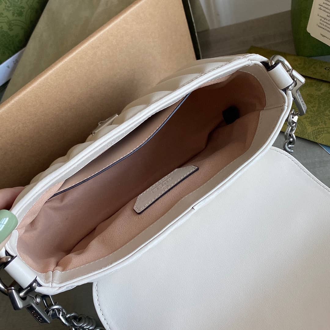 Gucci GG Marmont Canvas Mini Top Handle Crossbody Bag 583571 Replica