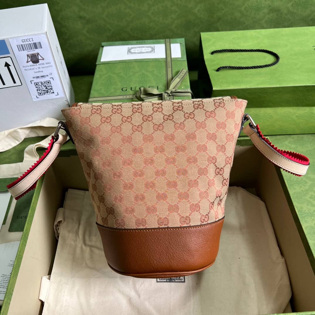 Gucci GG Supreme Canvas Bucket Bag Replica 630819