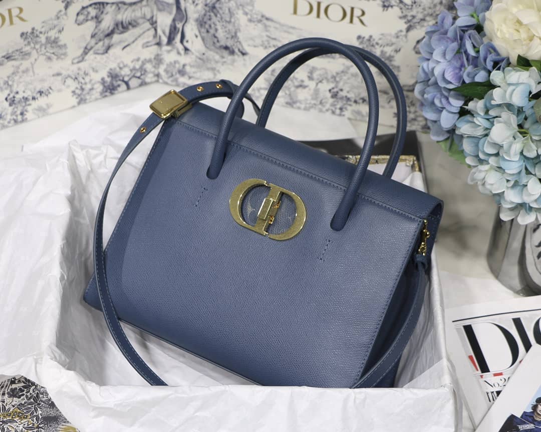 Christian Dior Box Calfskin Large St. Honore Tote