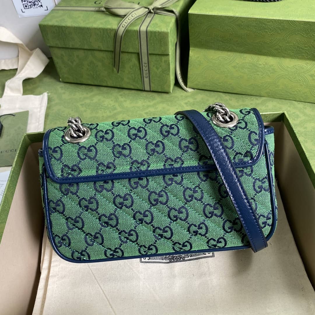 Gucci Marmont GG Matelasse Leather Mini Shoulder Bag Replica 446744
