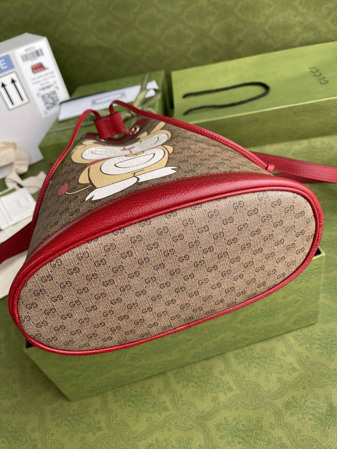 Gucci Doraemon x Gucci Small Bucket Bag Replica 655597