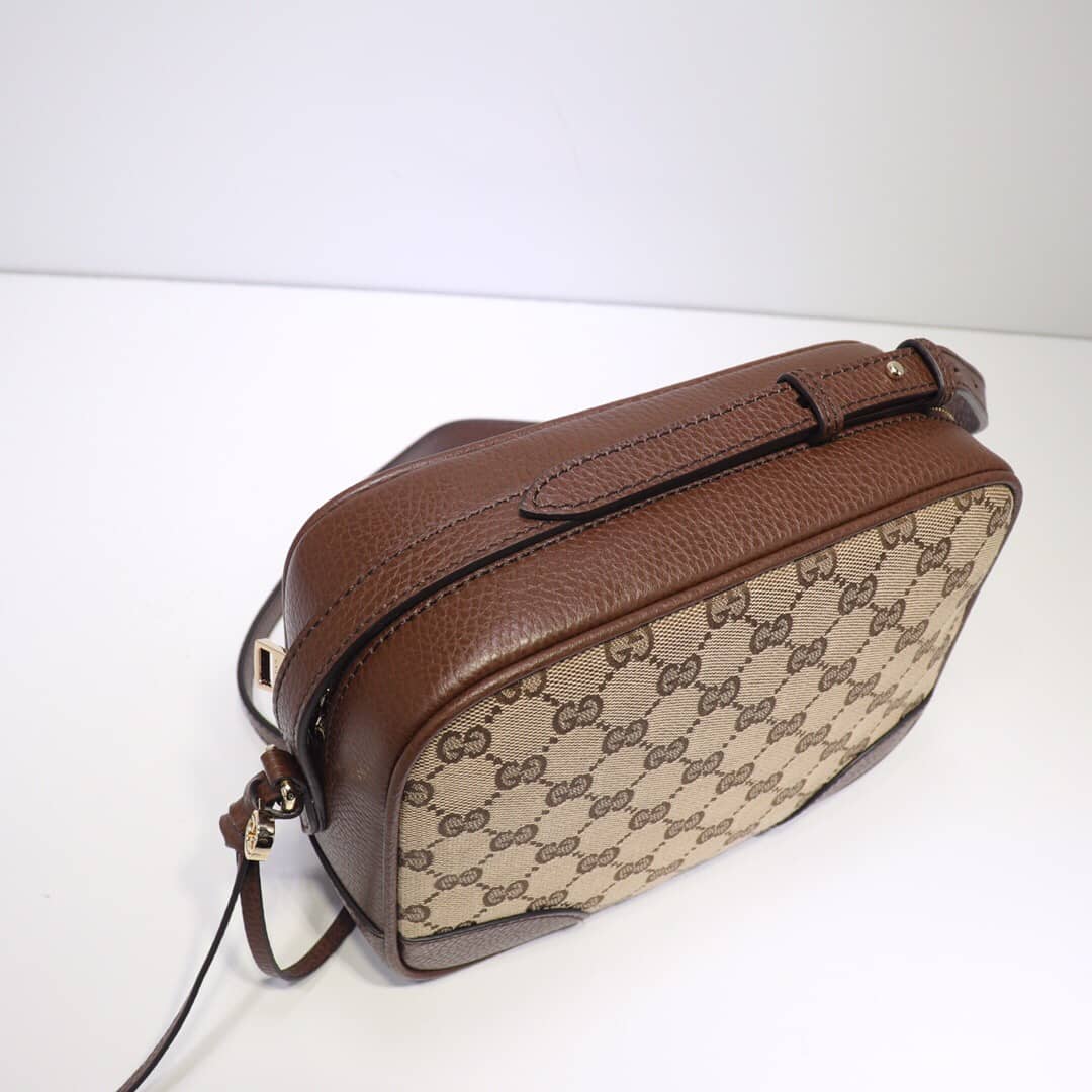 Gucci GG Canvas Messenger Bag Replica 449172
