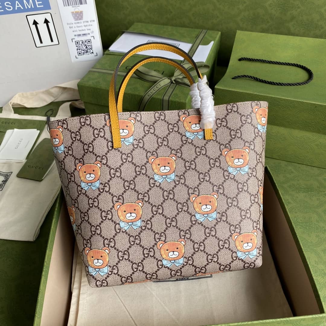 Gucci Children GG Supreme Tote Replica 410812