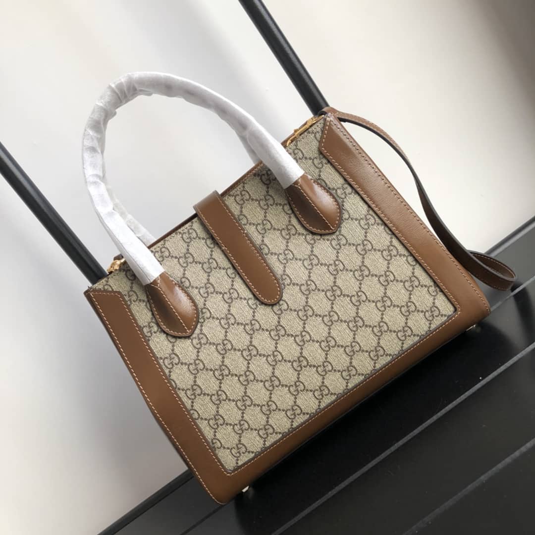 Gucci Jackie 1961 Medium GG Supreme Canvas Tote Replica 649016