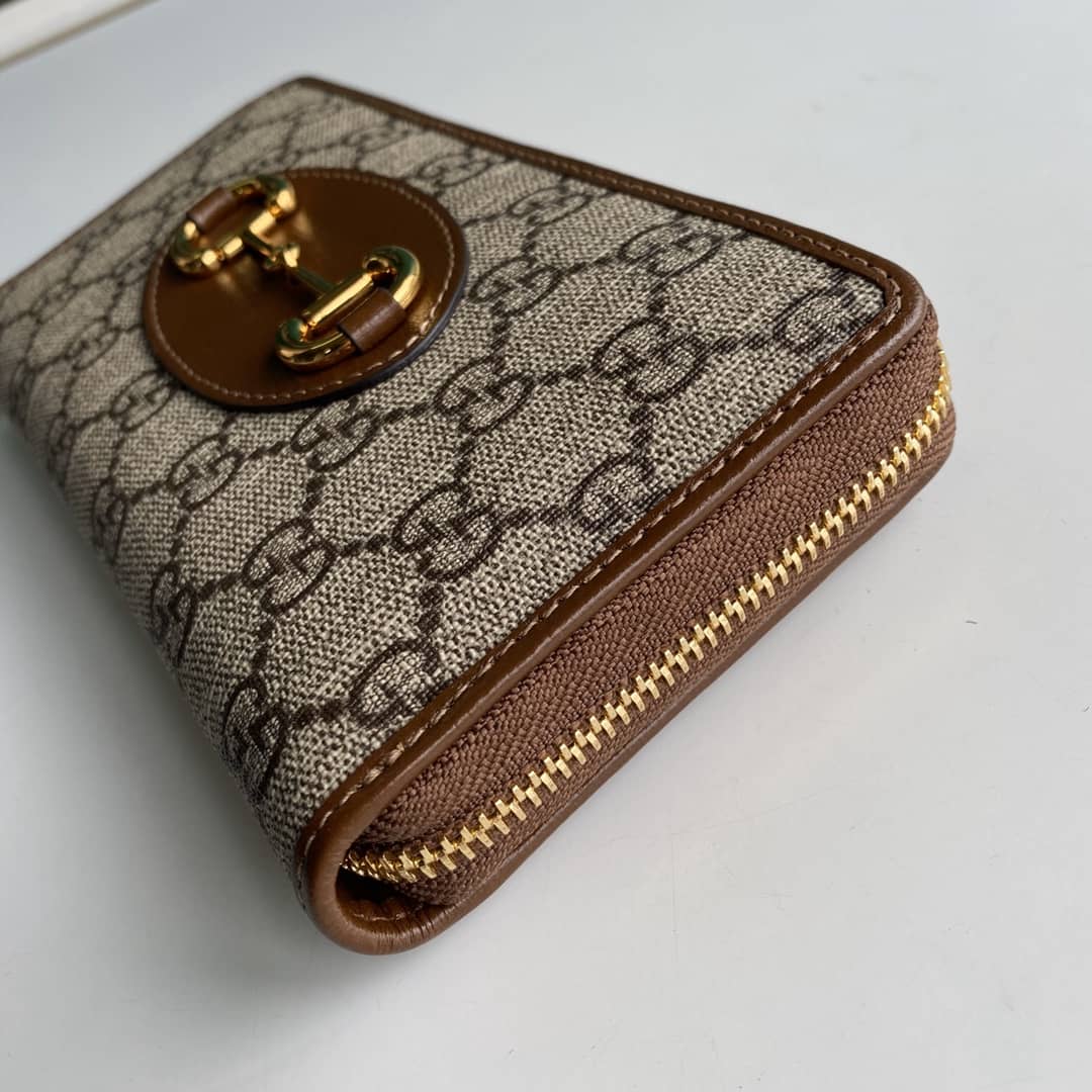 Gucci Horsebit Bag Dupe 1955 Zip Around Wallet 621889 Replica
