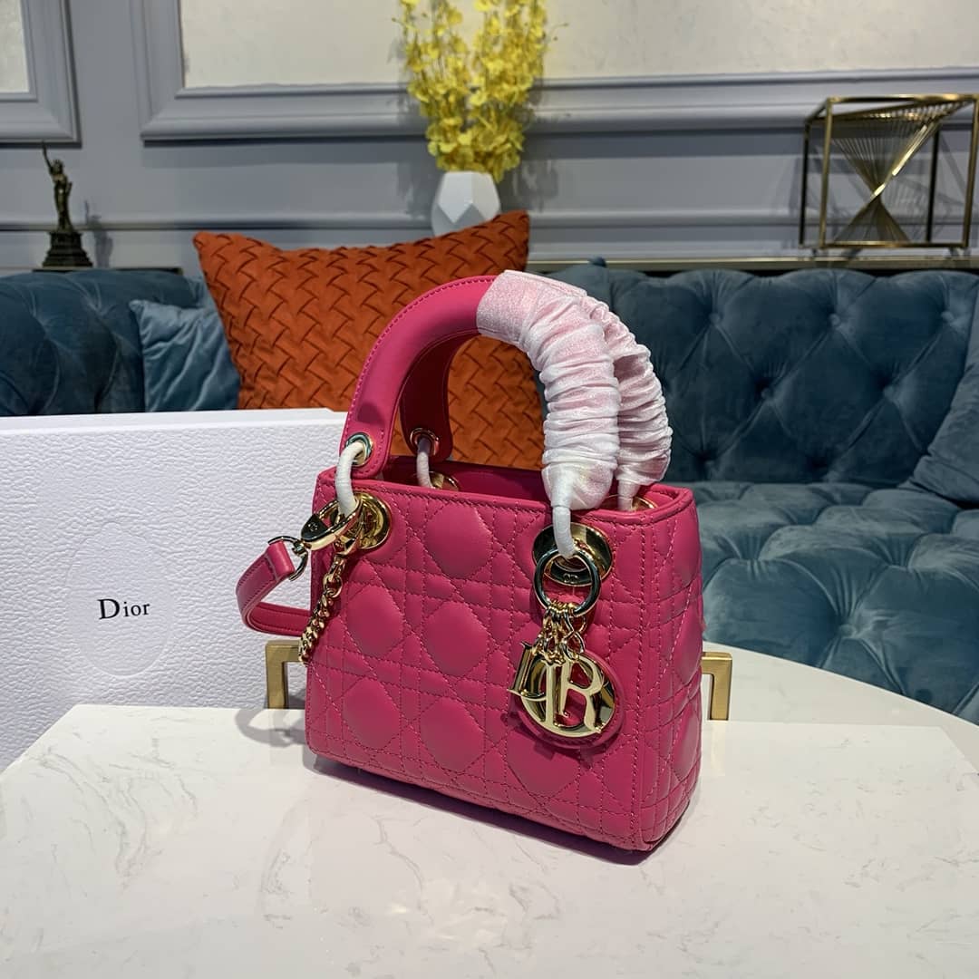 Christian Dior Lady Dior 17CM Replica Bag