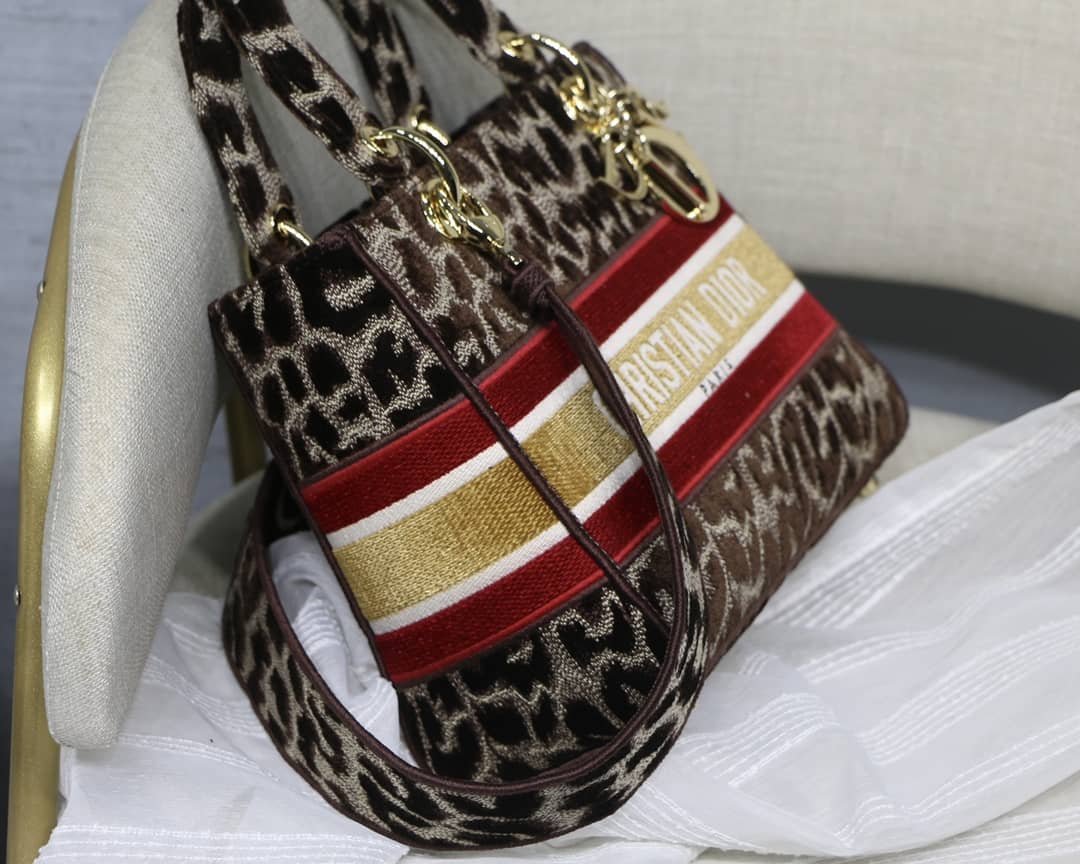 Lady Dior Dupe 24CM Paisley Embroidery Lady D-Lite Bag(ColaReps)