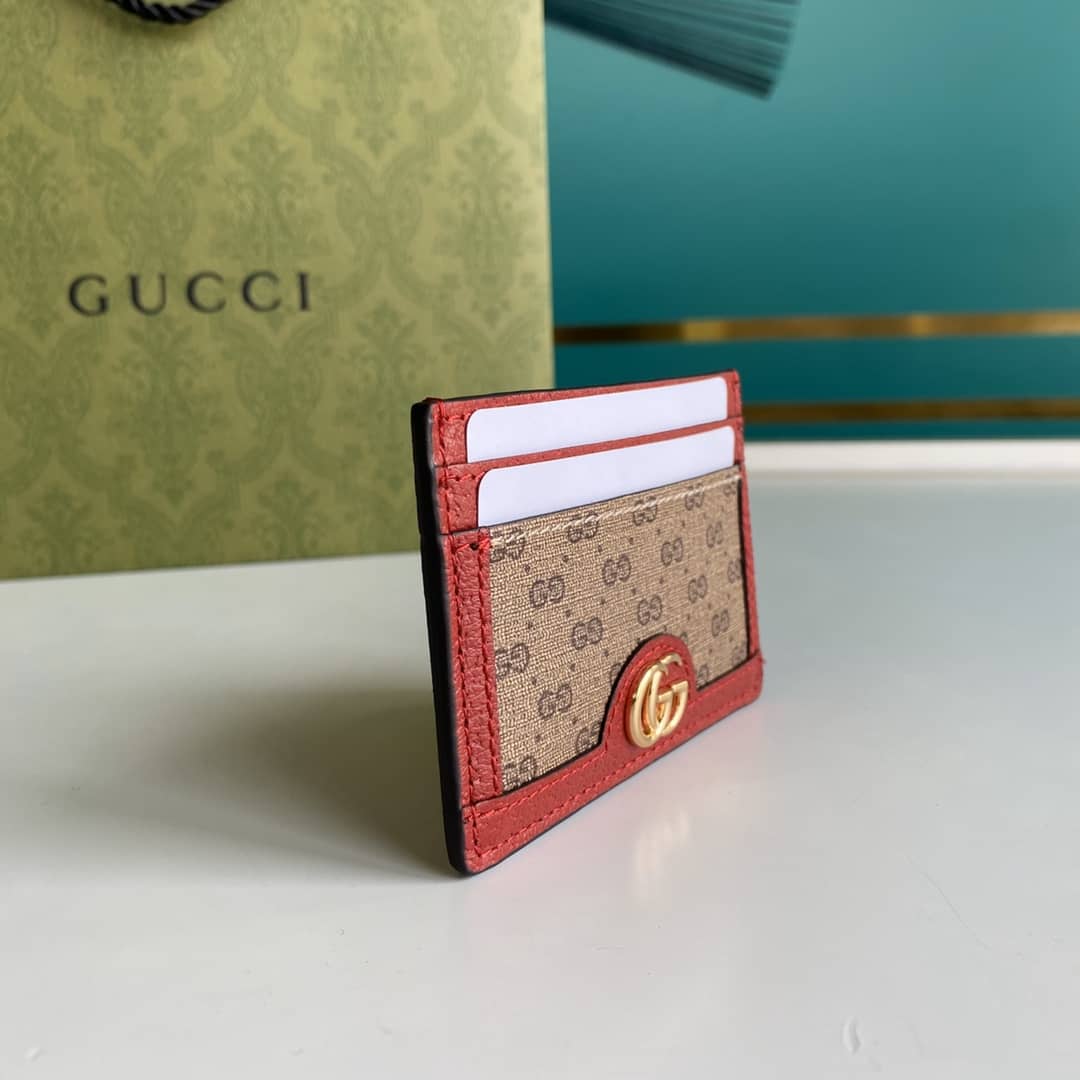 Gucci x Doraemon GG Supreme Card Case Replica 654539