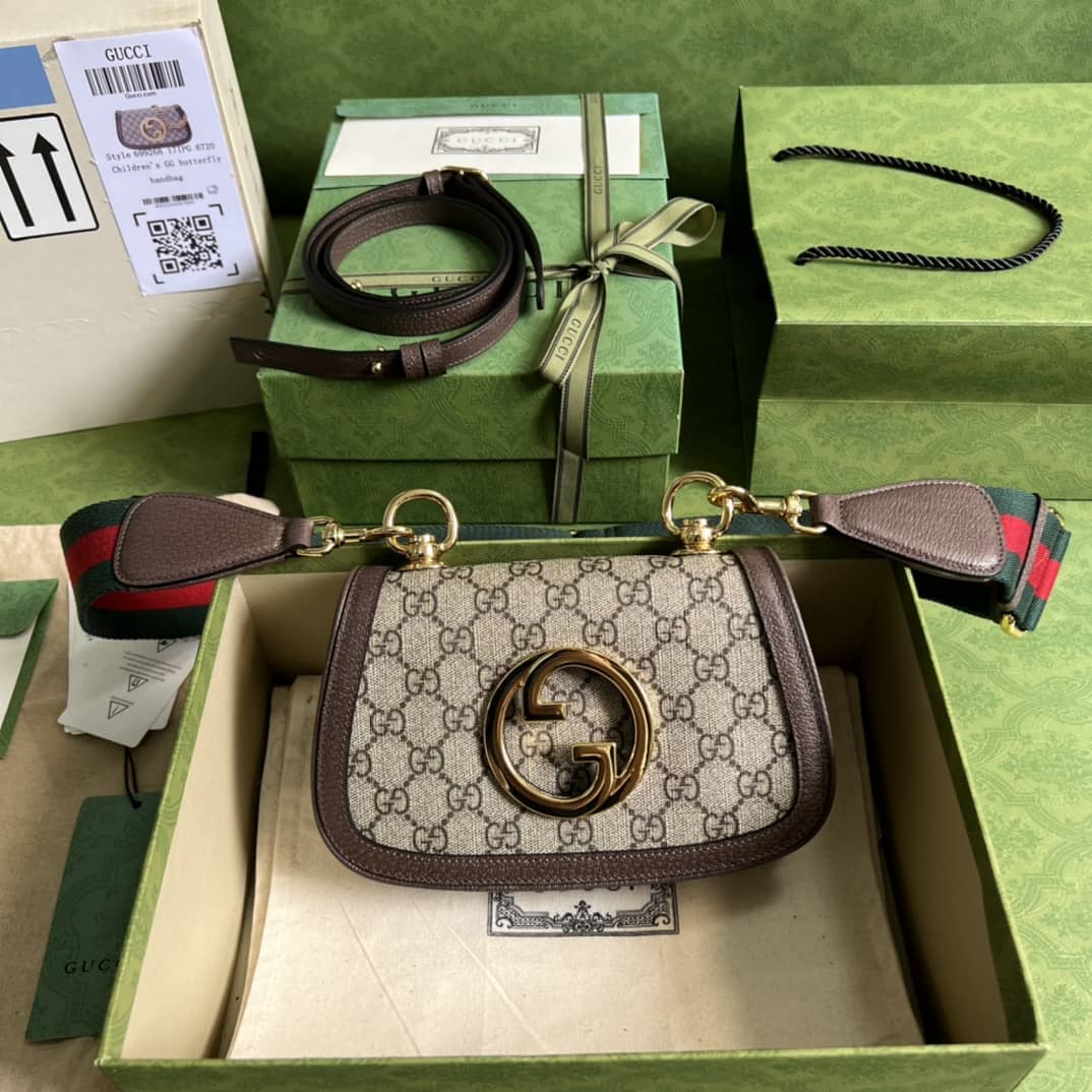 Gucci Blondie Mini Bag Brown 698643 Replica Crossbody Bag