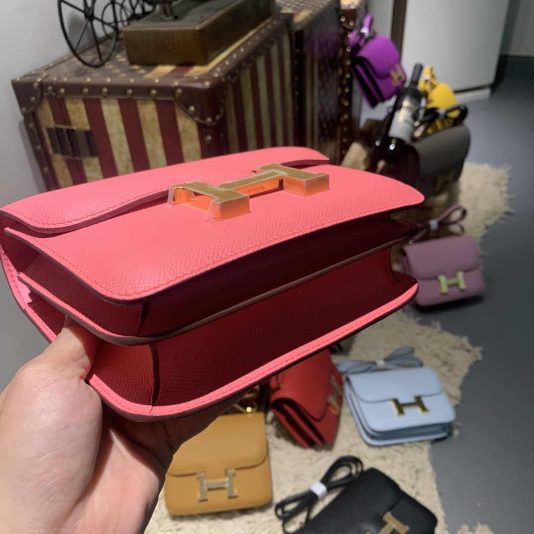Hermes Replica Constance Bag 18CM Epsom Leather