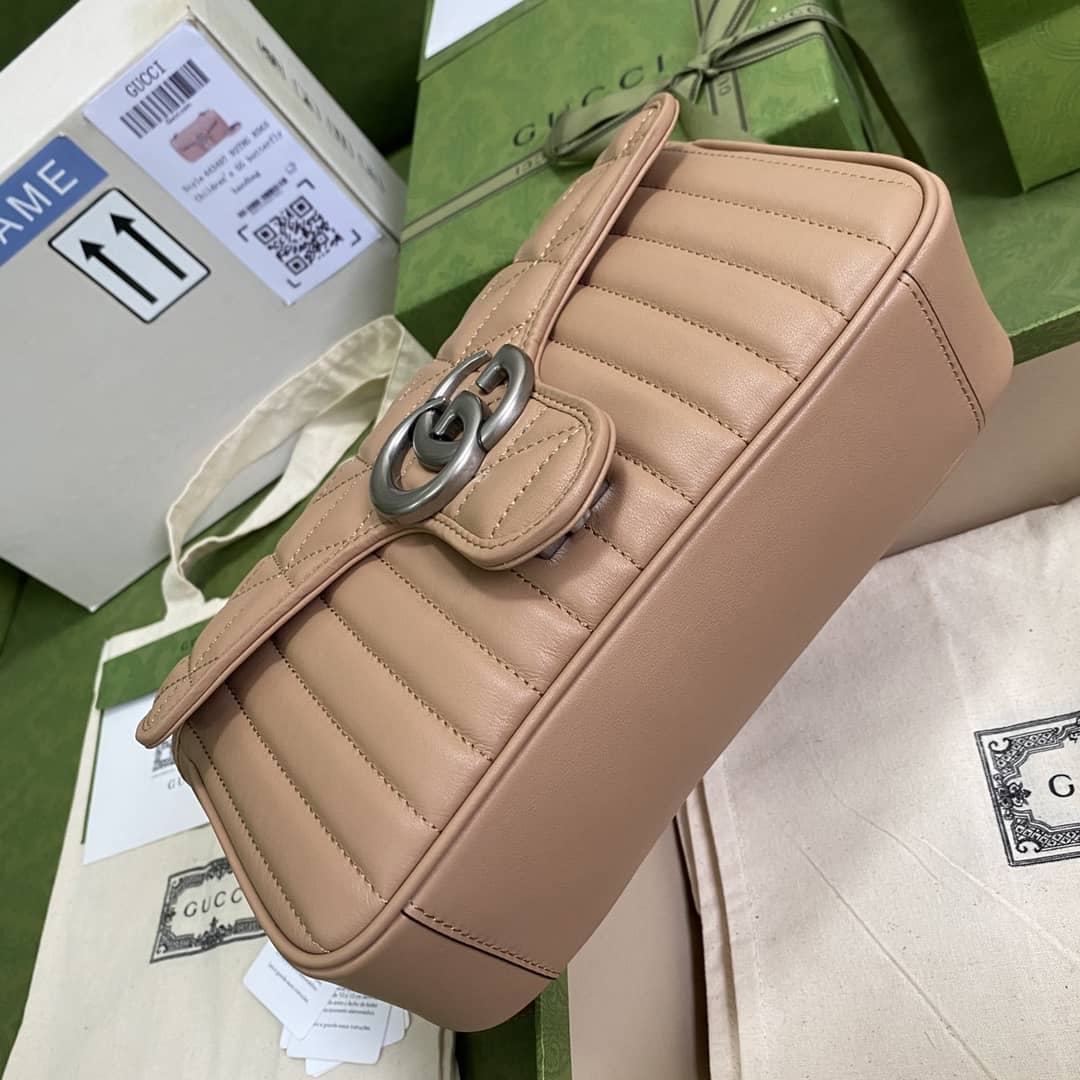 Gucci Marmont GG Small matelassé Shoulder Bag Replica 443497