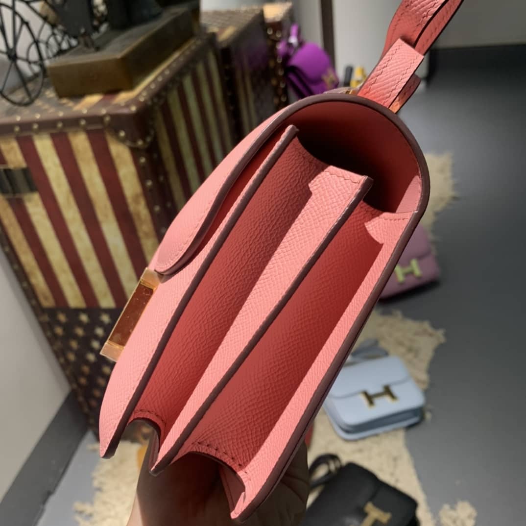 Hermes Replica Constance Bag 18CM Epsom Leather