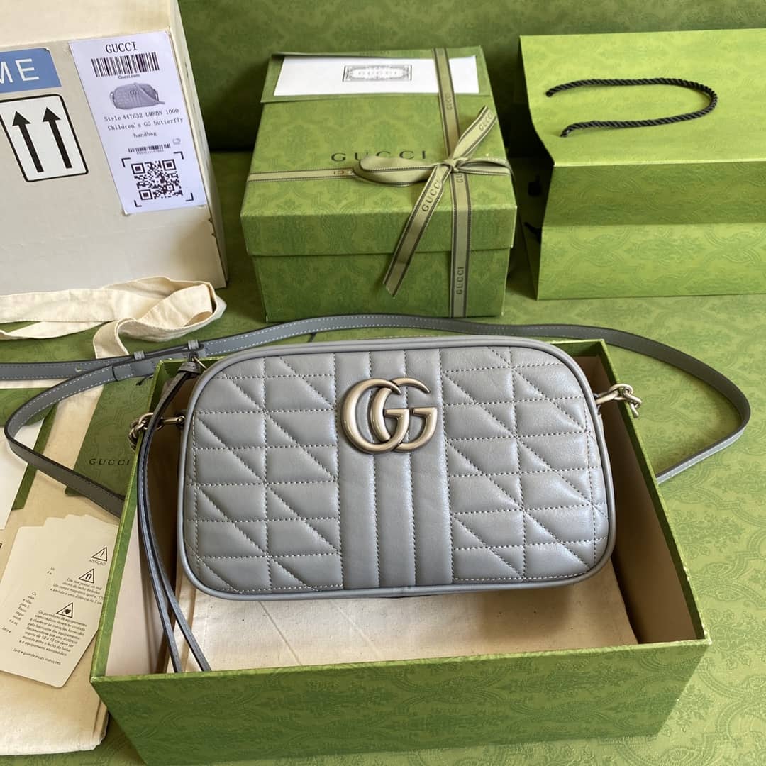 Gucci Marmont Dupe GG Small Matelassé Shoulder Bag Replica 447632