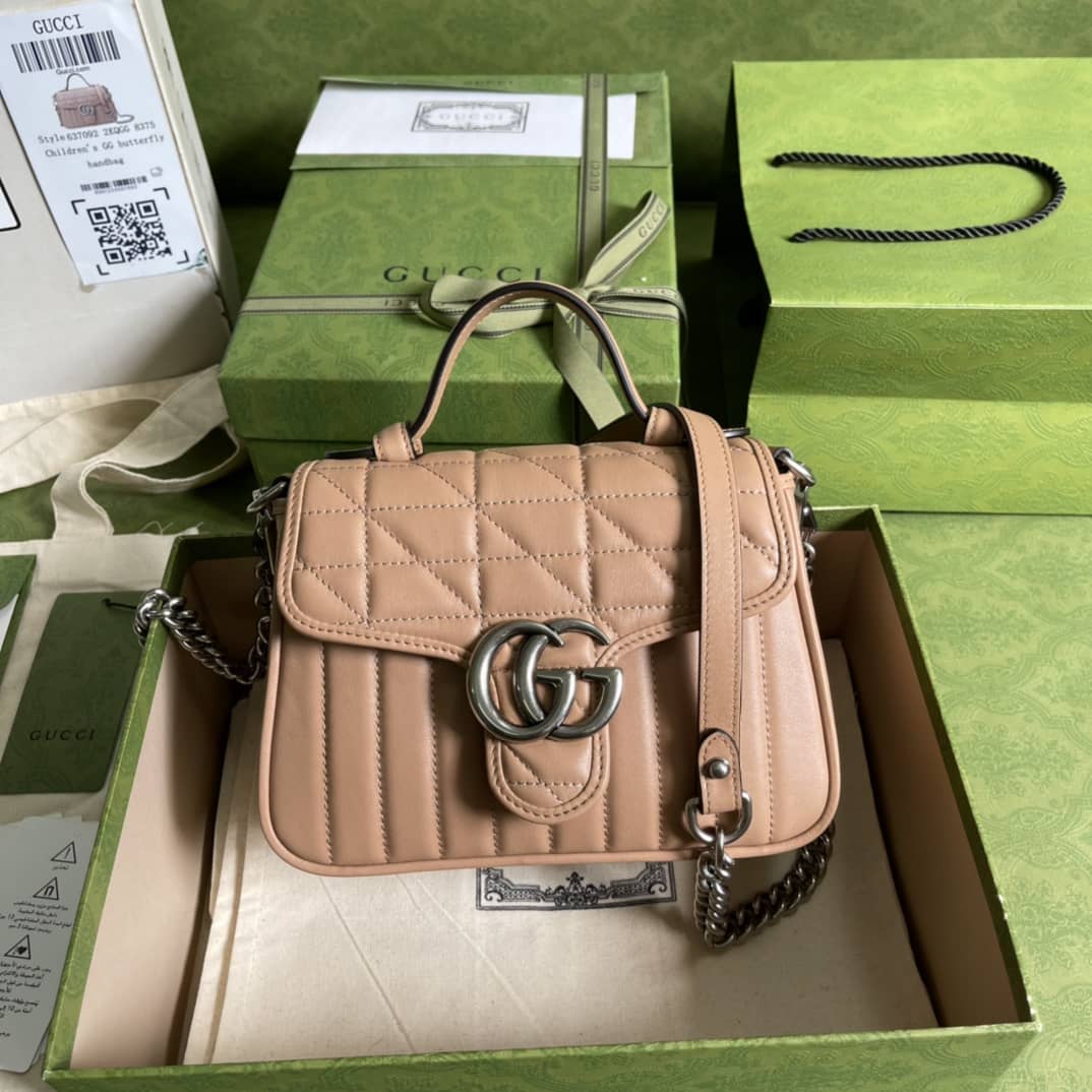 Gucci Marmont GG Mini Top Handle Bag Replica 583571