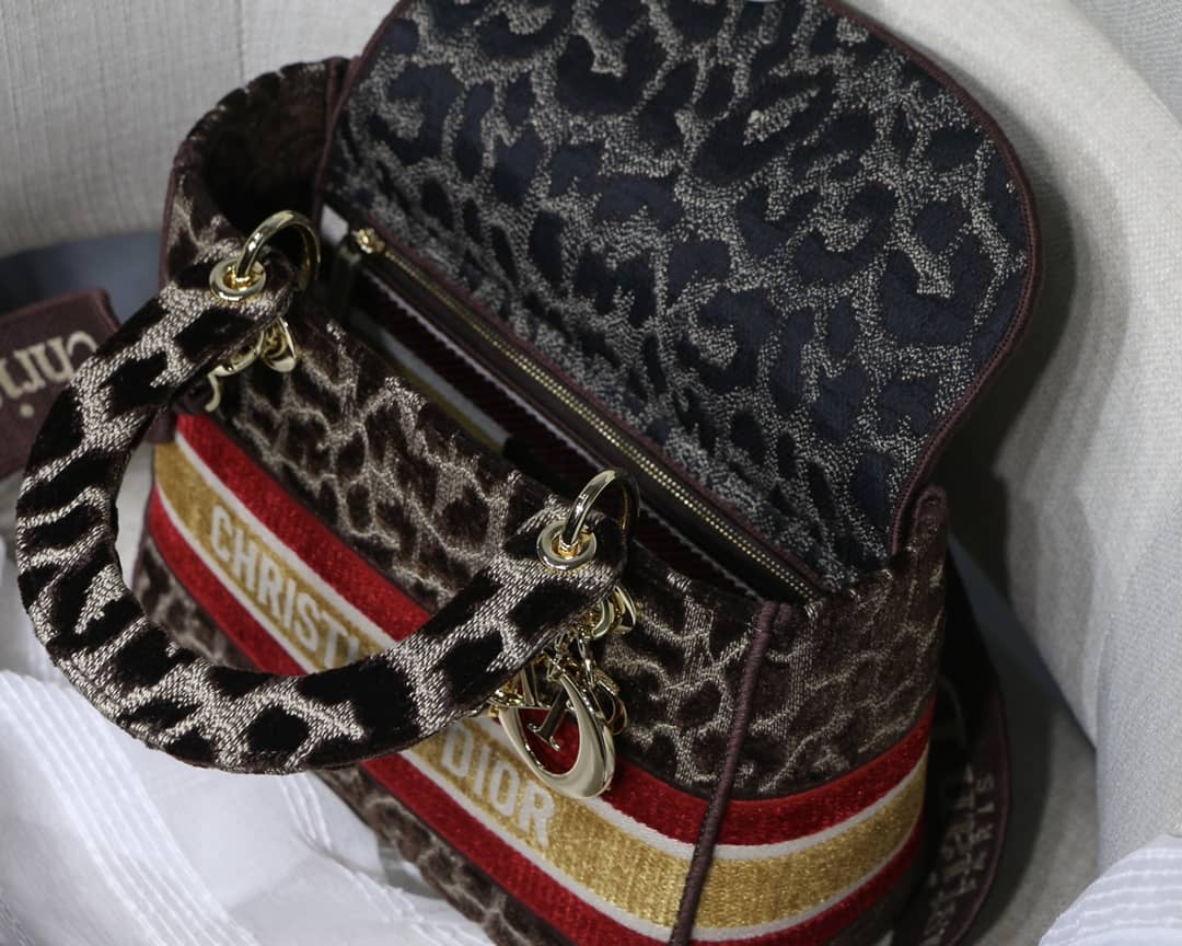Lady Dior Dupe 24CM Paisley Embroidery Lady D-Lite Bag(ColaReps)