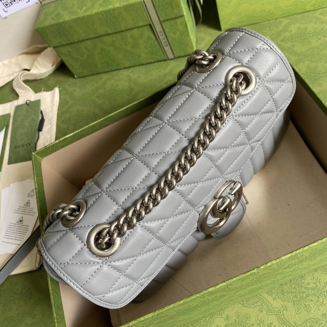 Gucci Marmont GG Small matelassé Shoulder Bag Replica 443497