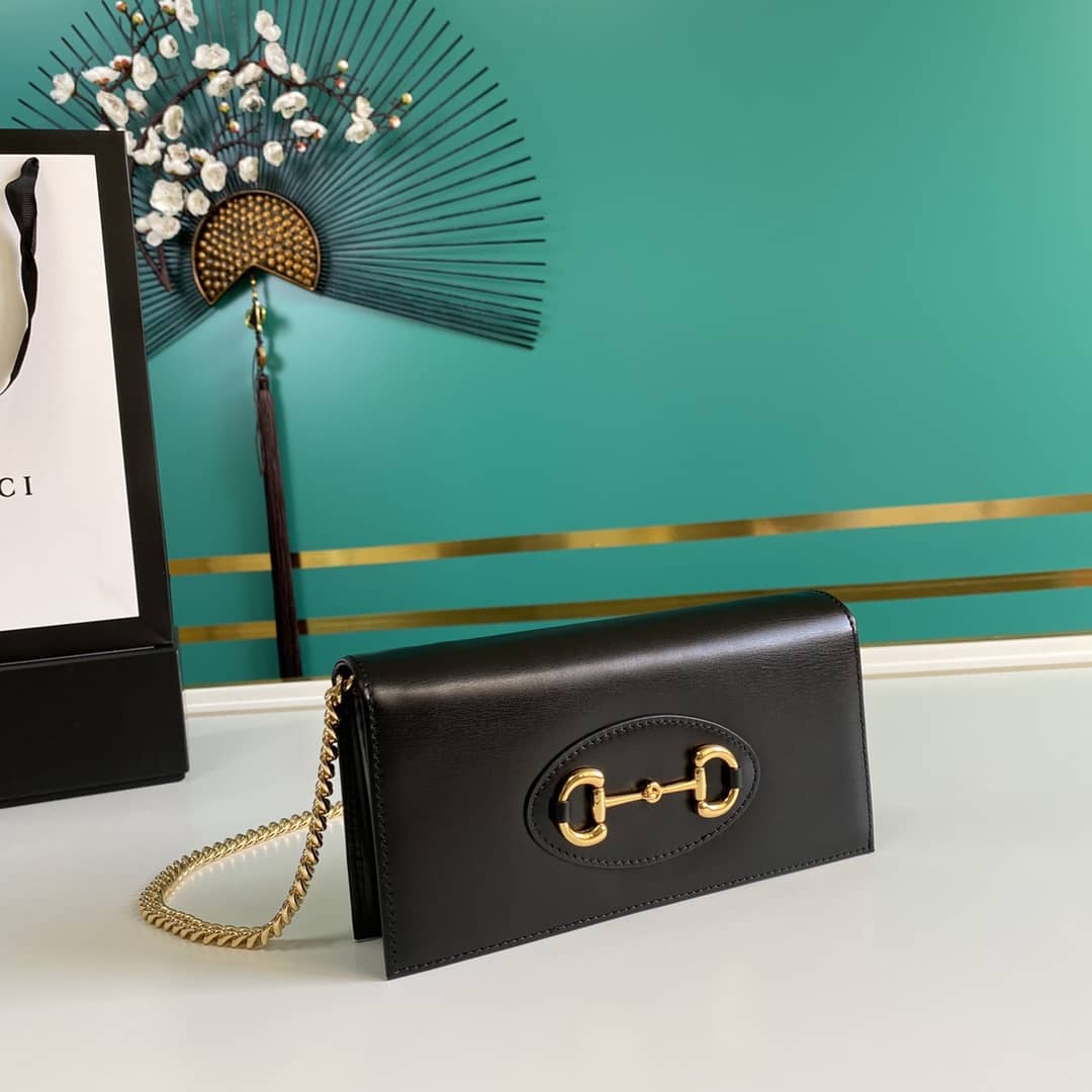 Gucci 1955 Horsebit Chain Wallet Replica 621892