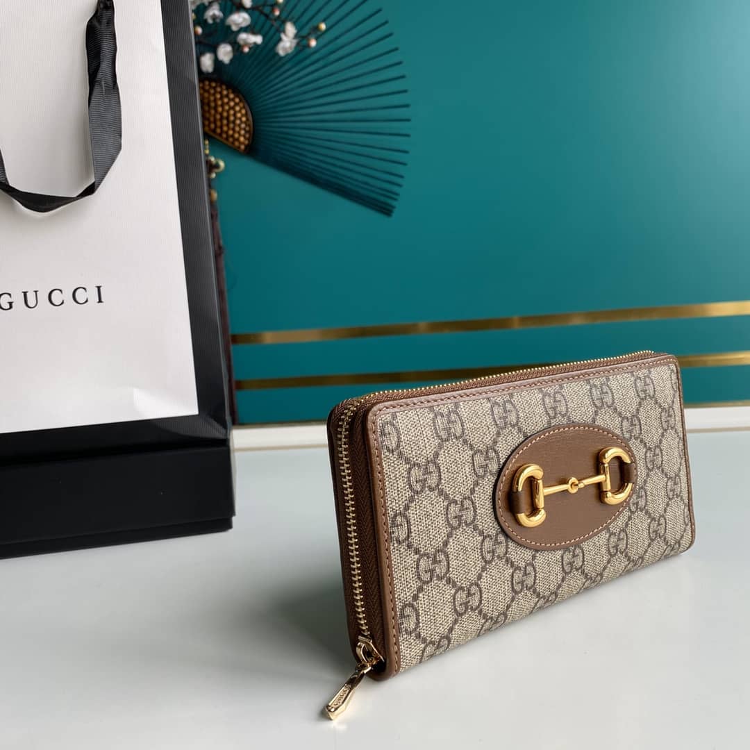 Gucci Horsebit Bag Dupe 1955 Zip Around Wallet 621889 Replica