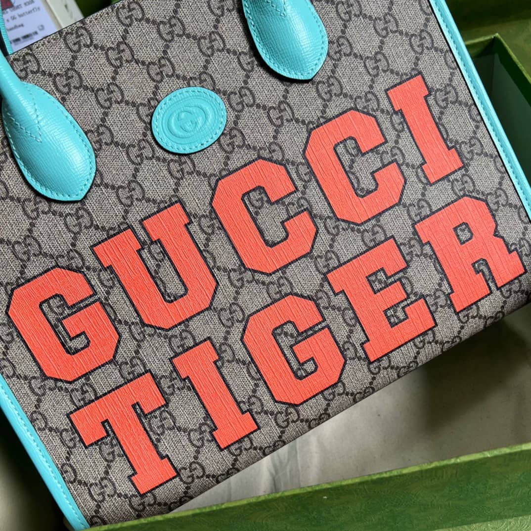 Gucci Tiger GG Small Tote Bag 659983 Replica