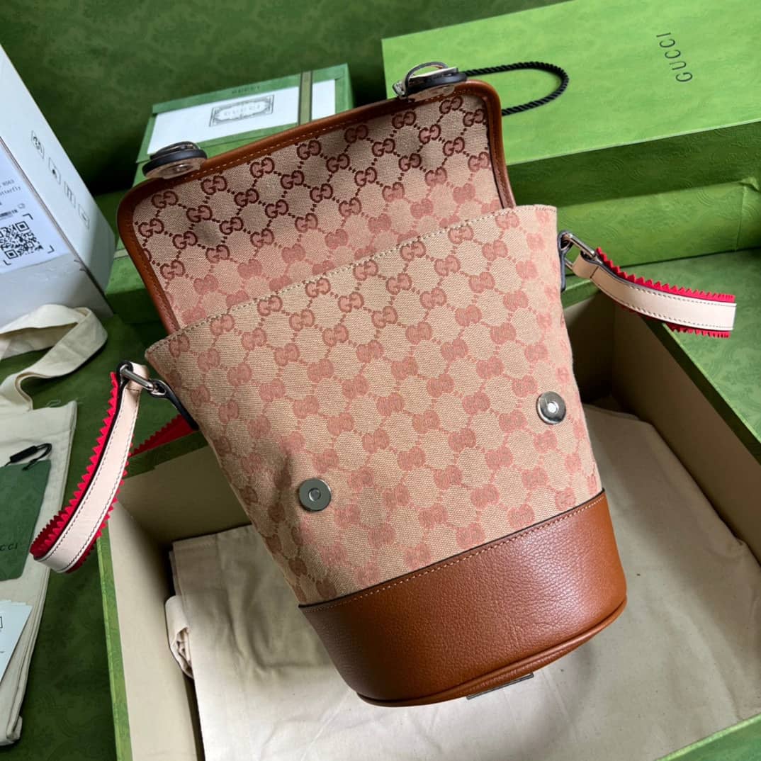 Gucci GG Supreme Canvas Bucket Bag Replica 630819