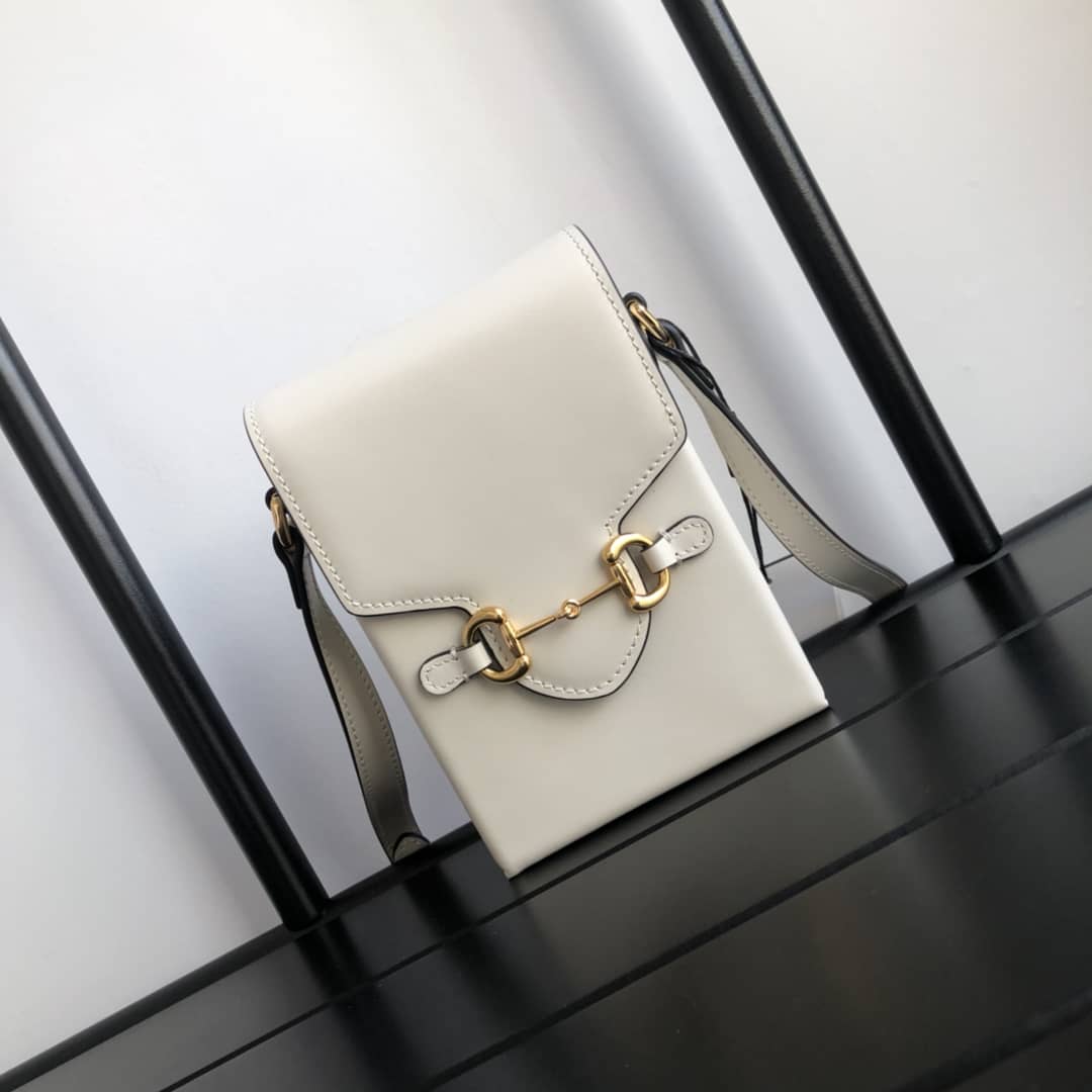 Gucci Horsebit 1955 Mini Bag Replica White 625615