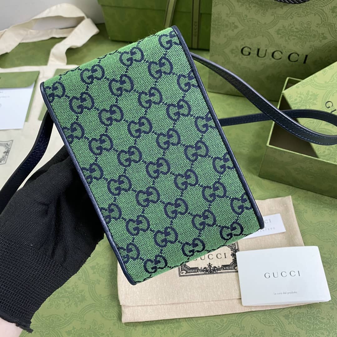 Gucci GG Multicolor Mini Phone Bag Replica 657582