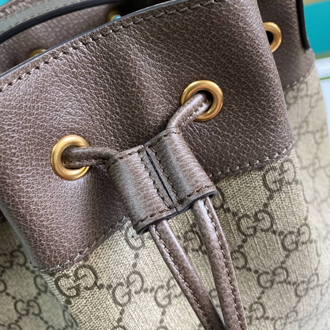 Gucci Ophidia GG Supreme Leather Bucket Bag Replica 540457