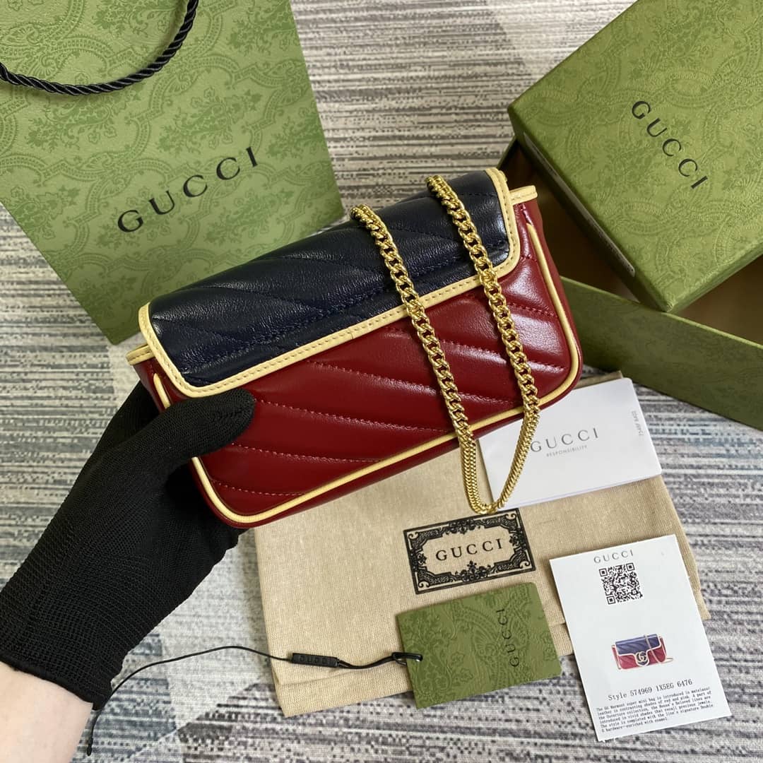 Gucci Marmont GG Mini Chain Shoulder Bag Replica 574969