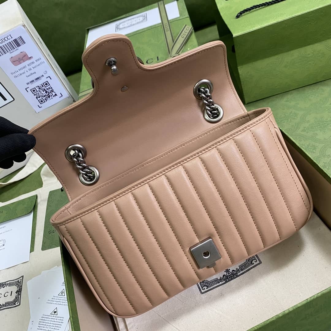 Gucci Marmont GG Small matelassé Shoulder Bag Replica 443497