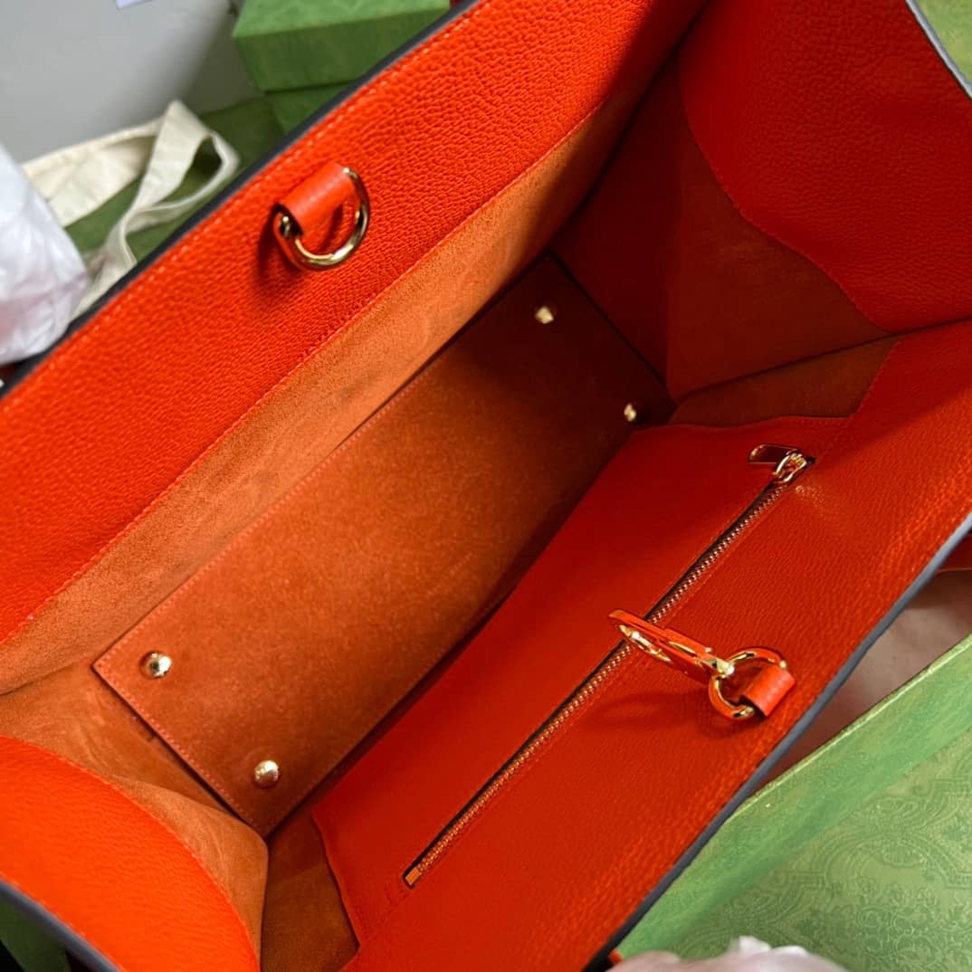 Gucci Small Leather Tote With Gucci Logo 674822 Replica Bag