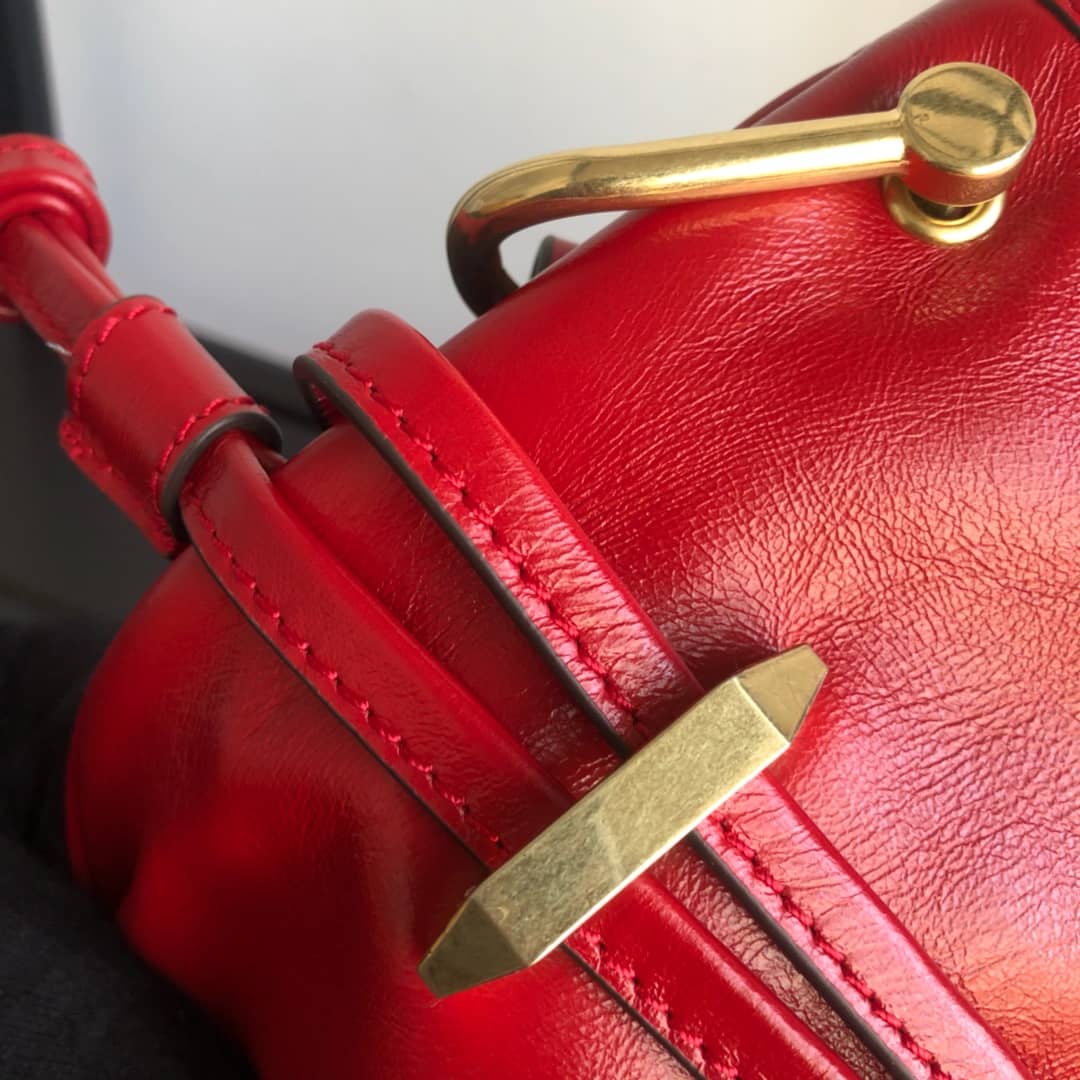Gucci 1955 Horsebit Messenger Bag Replica Red 602089