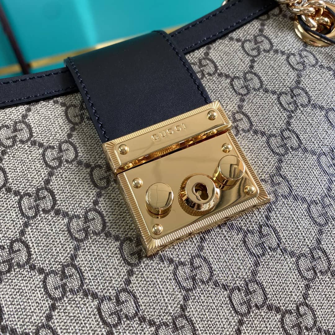 Gucci Padlock GG Supreme Canvas Shoulder Bag Replica 479197