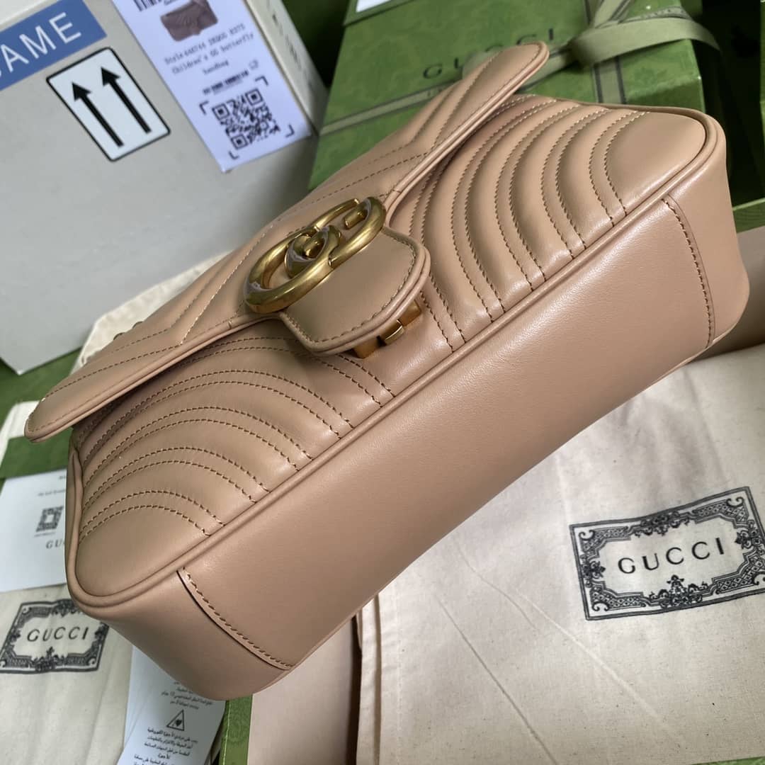 Gucci GG Marmont Small Matelassé Leather 443497 Replica Crossbody Bag