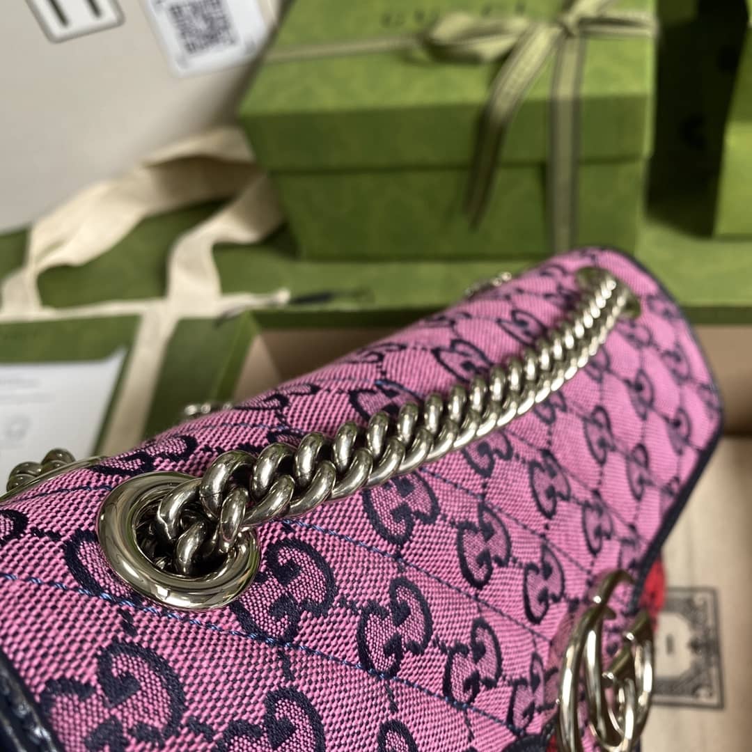 Gucci Marmont GG Small matelassé Shoulder Bag Replica 443497
