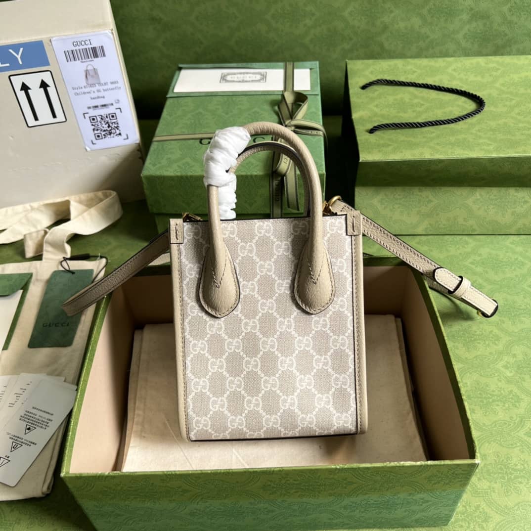 Gucci Mini Tote With Interlocking 671623 Replica Bag