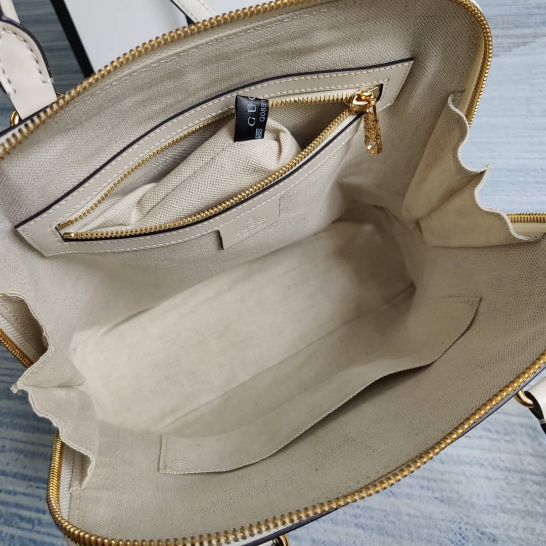 Gucci 1955 Horsebit Polkadot Handle Bag Replica 621220