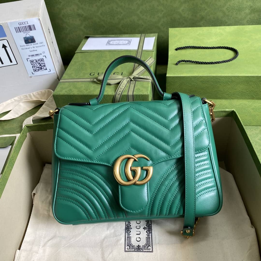 Gucci Crossbody Dupe GG Marmont Small Top Handle 498110