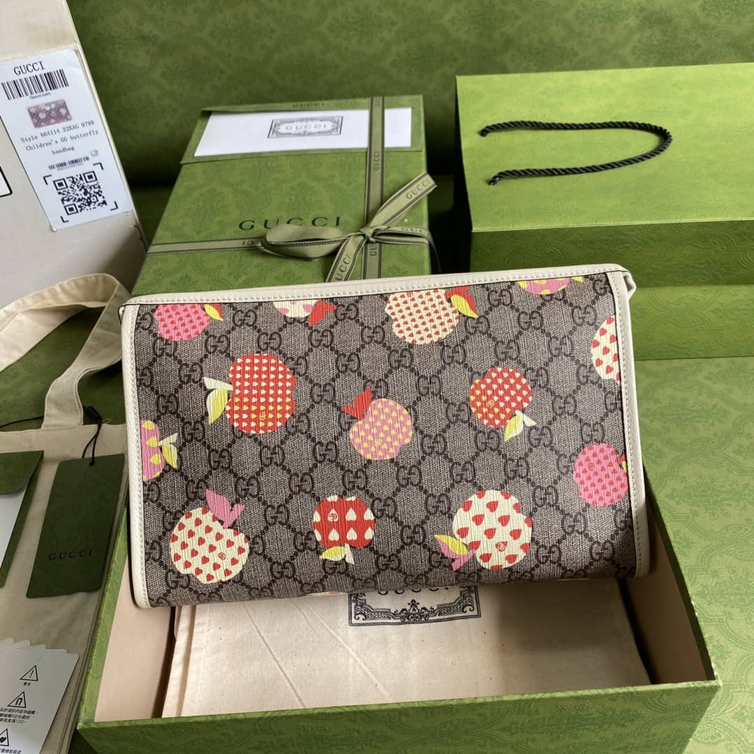 Gucci Les Pommes Ophidia Pouch Replica 664114