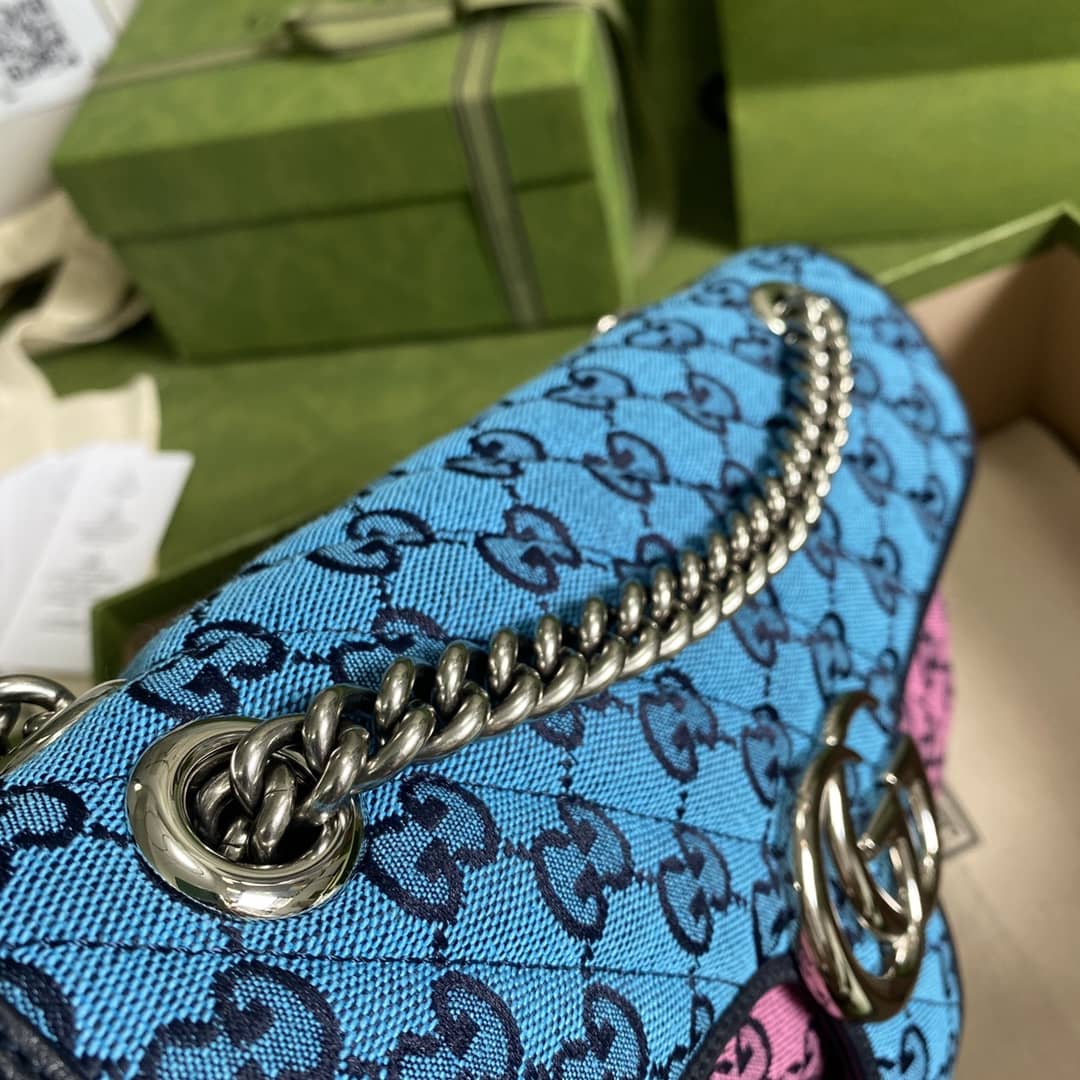 Gucci Marmont GG Small matelassé Shoulder Bag Replica 443497