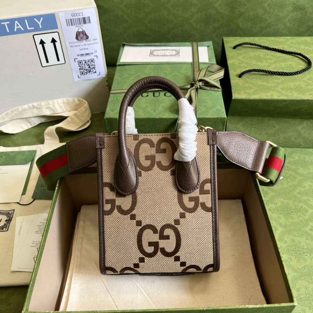 Gucci Jumbo Mini Tote With Interlocking 671623 Replica Bag