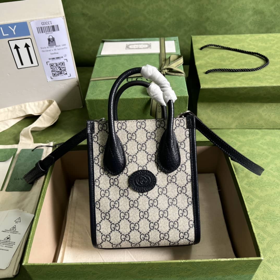 Gucci Mini Tote With Interlocking 671623 Replica Bag