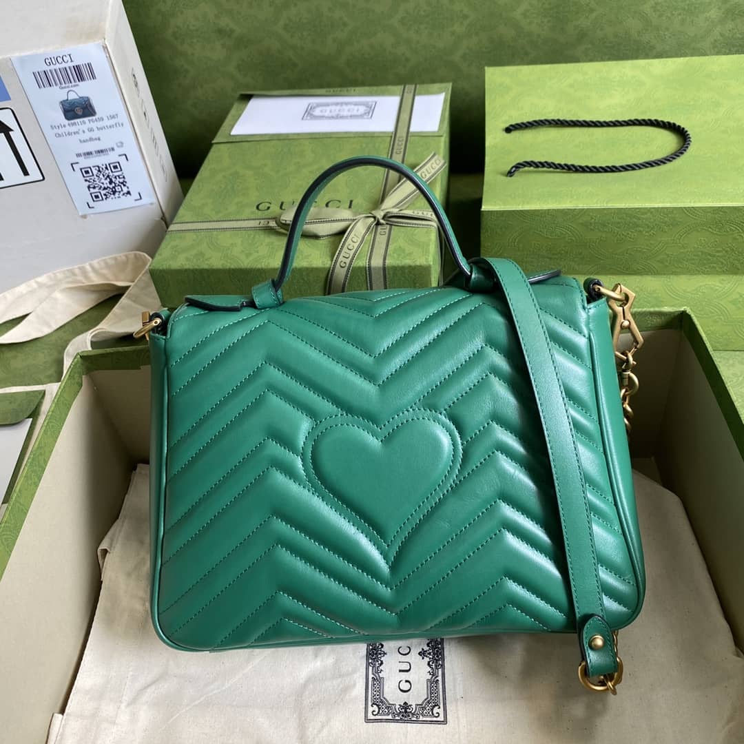 Gucci Crossbody Dupe GG Marmont Small Top Handle 498110