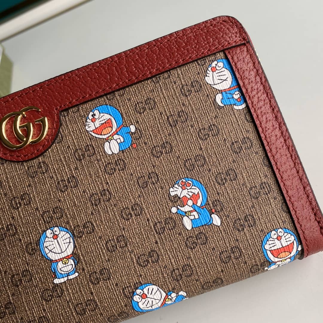 Gucci x Doraemon Zip Around Wallet Replica 647787
