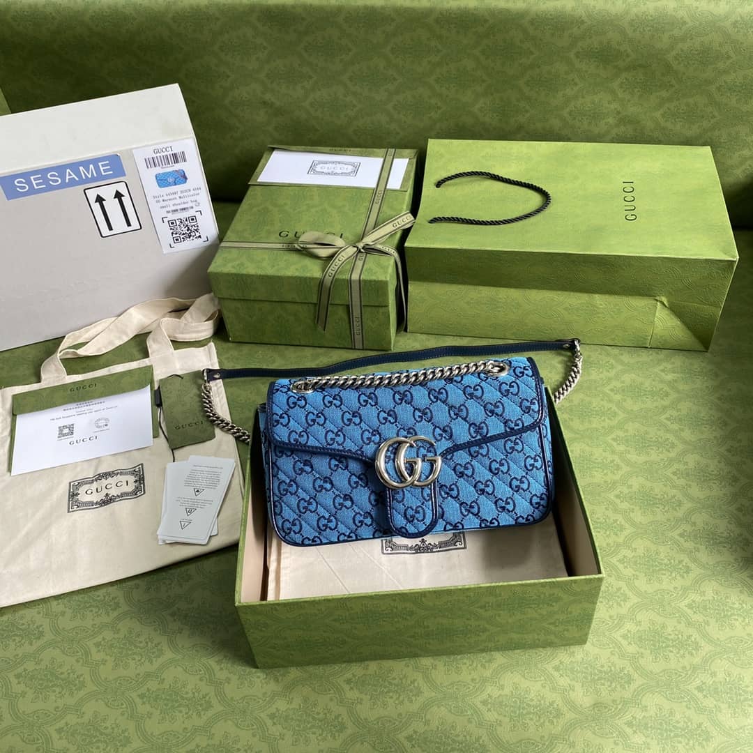 Gucci Marmont GG Small matelassé Shoulder Bag Replica 443497