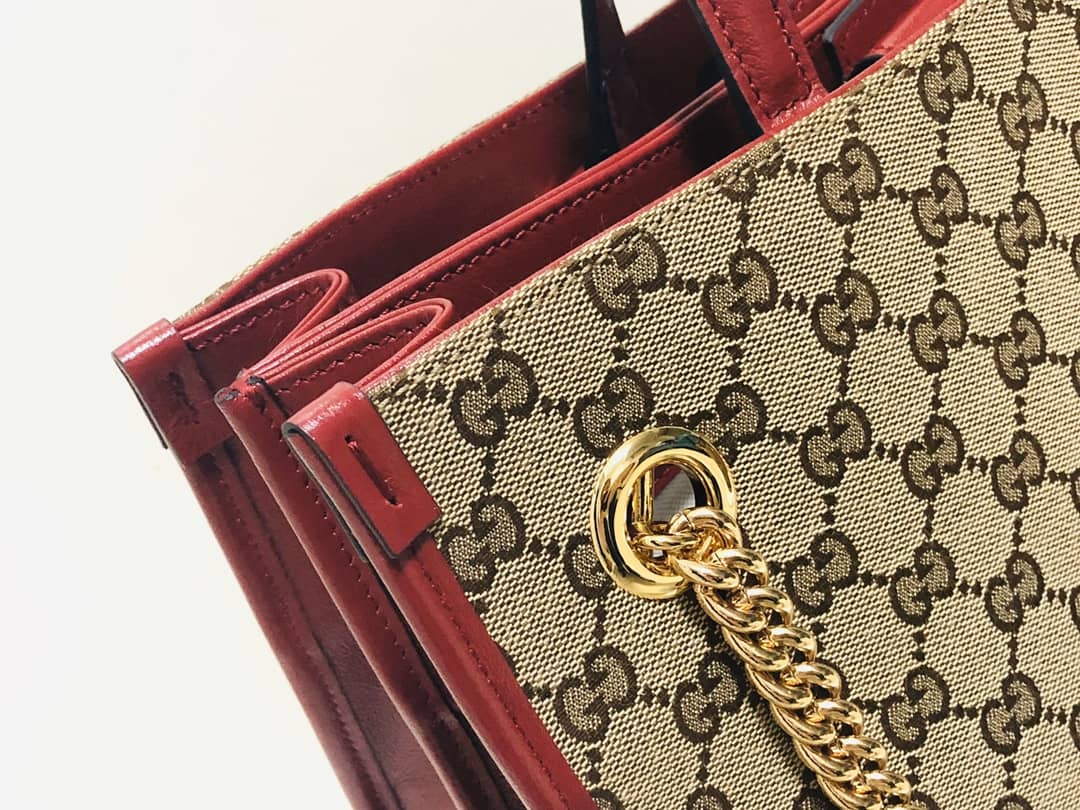 Gucci Horsebit 1955 Leather Tote Replica Red 621144