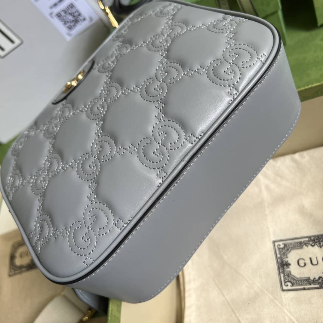 Gucci GG Matelassé Leather Shoulder Crossbody Handbag 702234 Replica