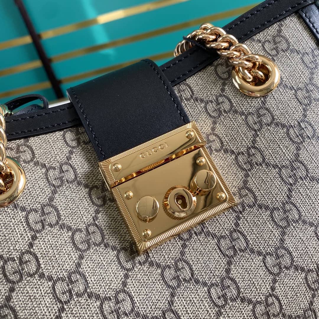 Gucci Padlock Small Berry Tote Replica 498156